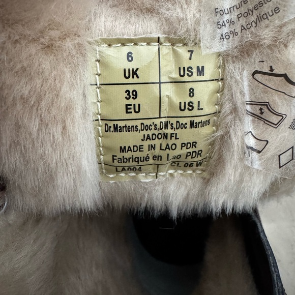 Dr Martens • Jadon Faux Fur Lined Platform Boots brown Abruzzo leather 8 - Picture 10 of 12